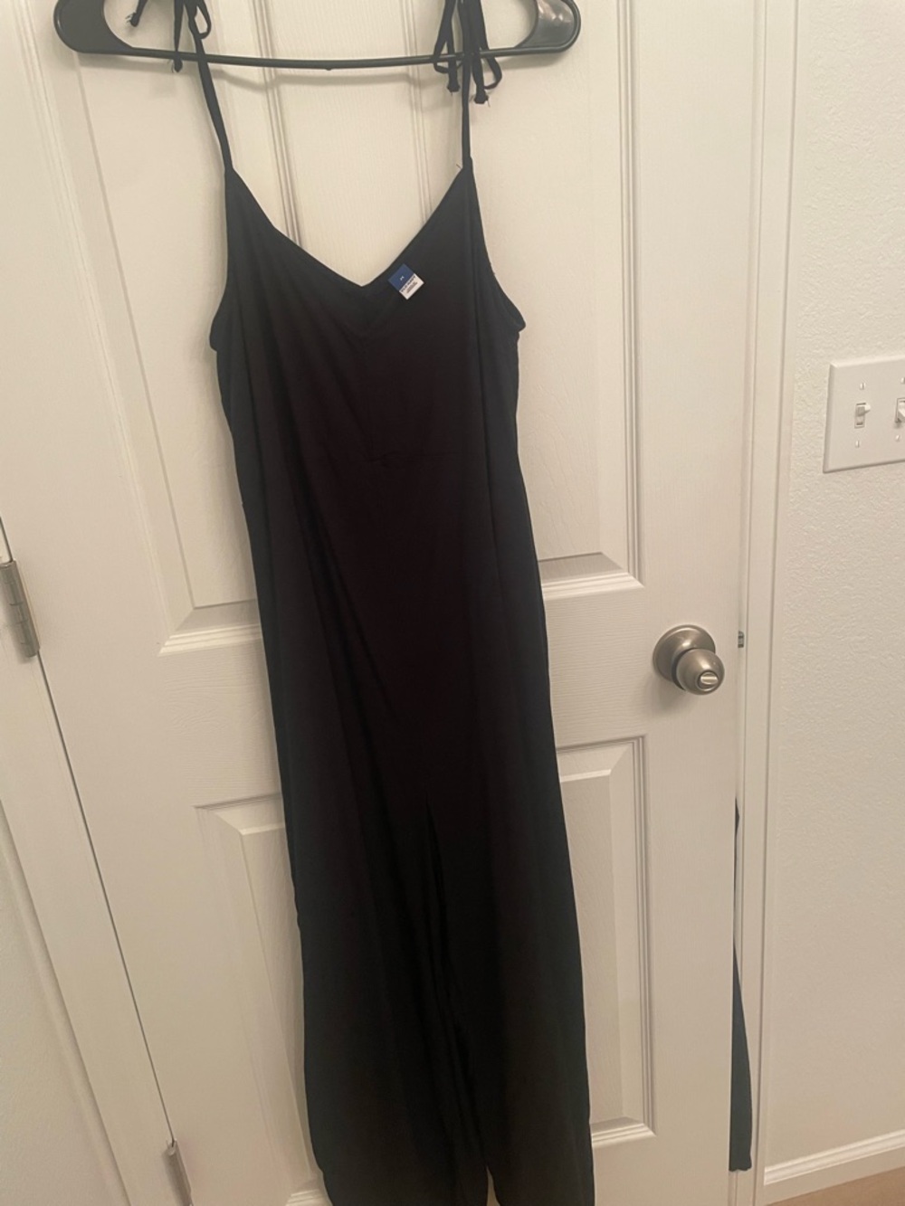Black Slip Maxi pants with Spaghetti Straps